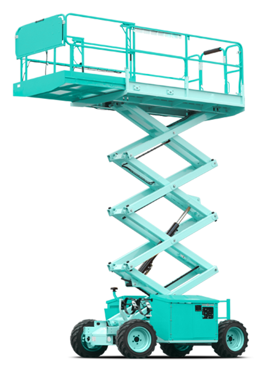 10 metre Diesel All Terrain Scissor Lift