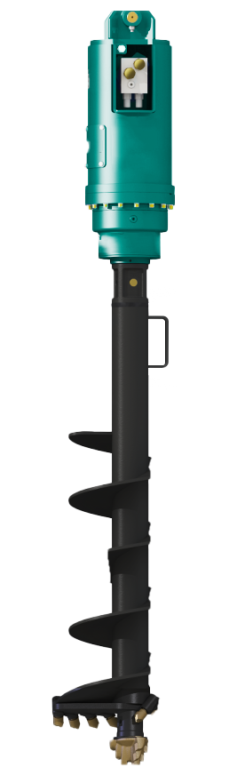 1T Micro Earth Drill Auger Attachment