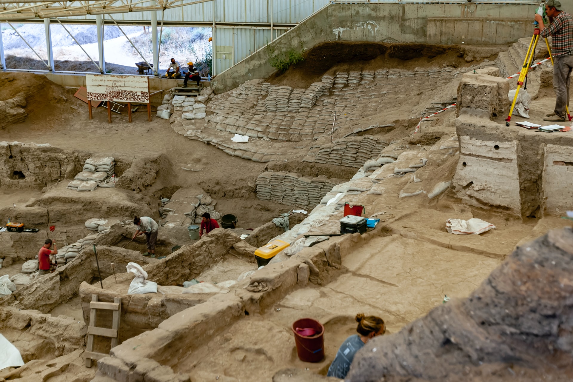 excavators for archeology
