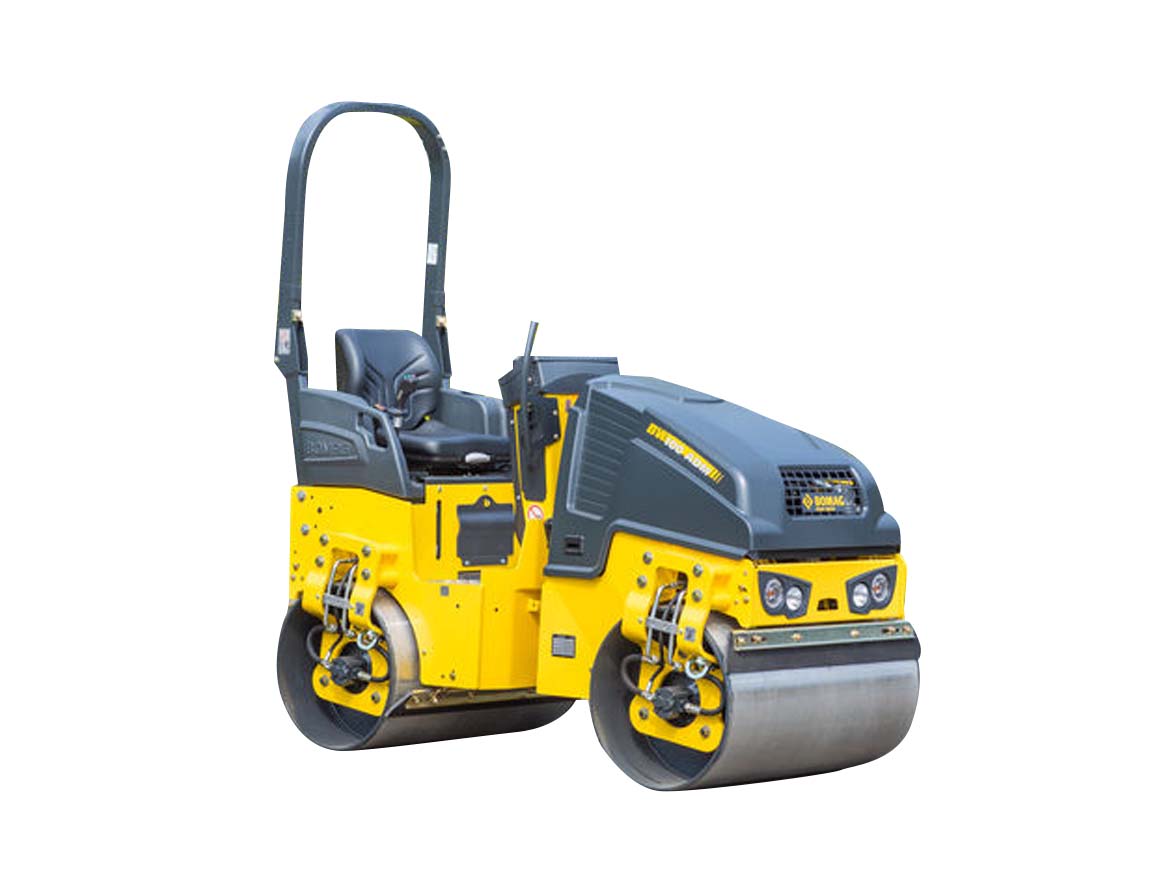 100cm Twin Drum Ride on Roller 1800kg