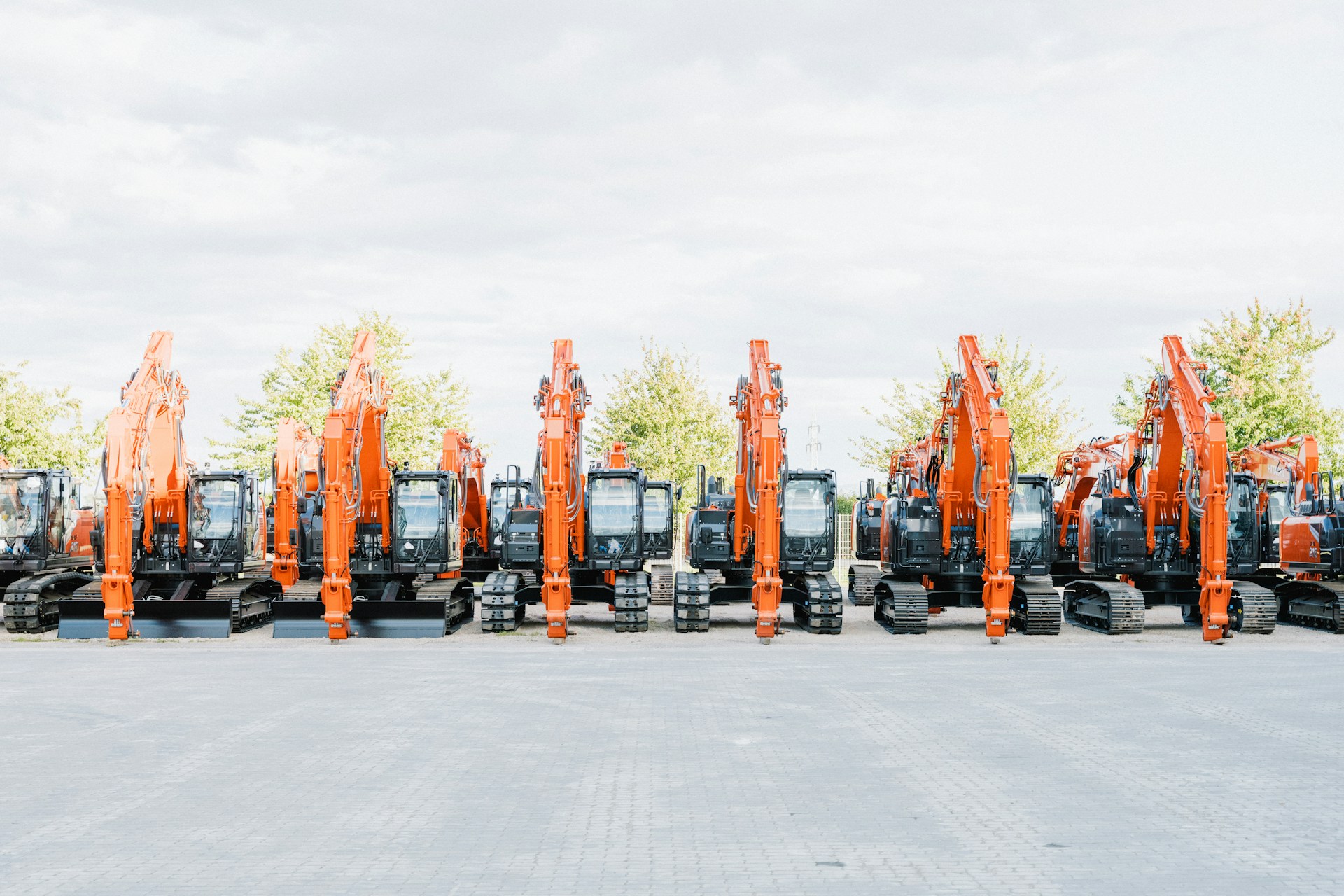 Fleet of plant machinery