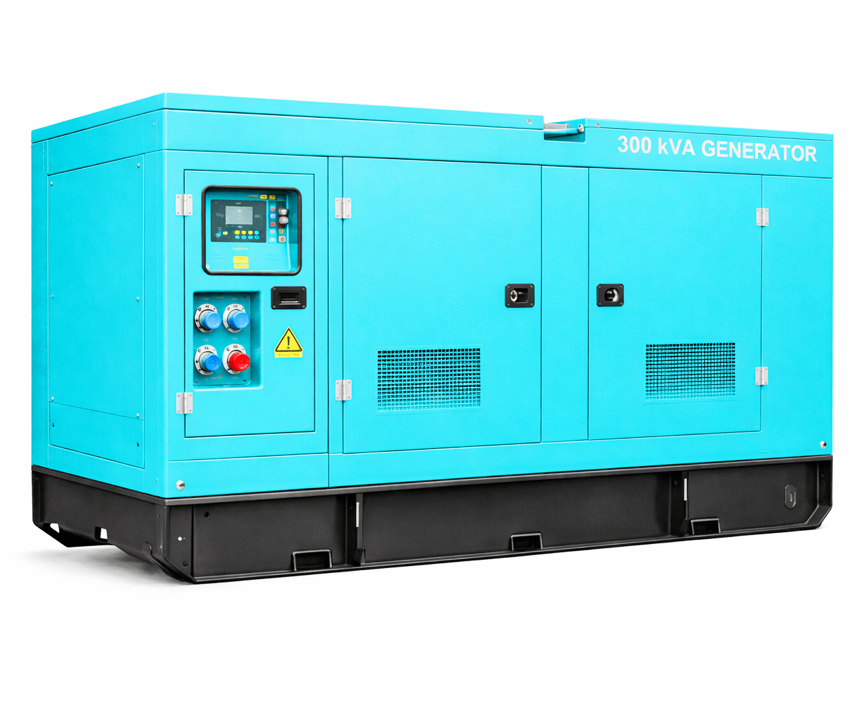 300 KVA generator in blue