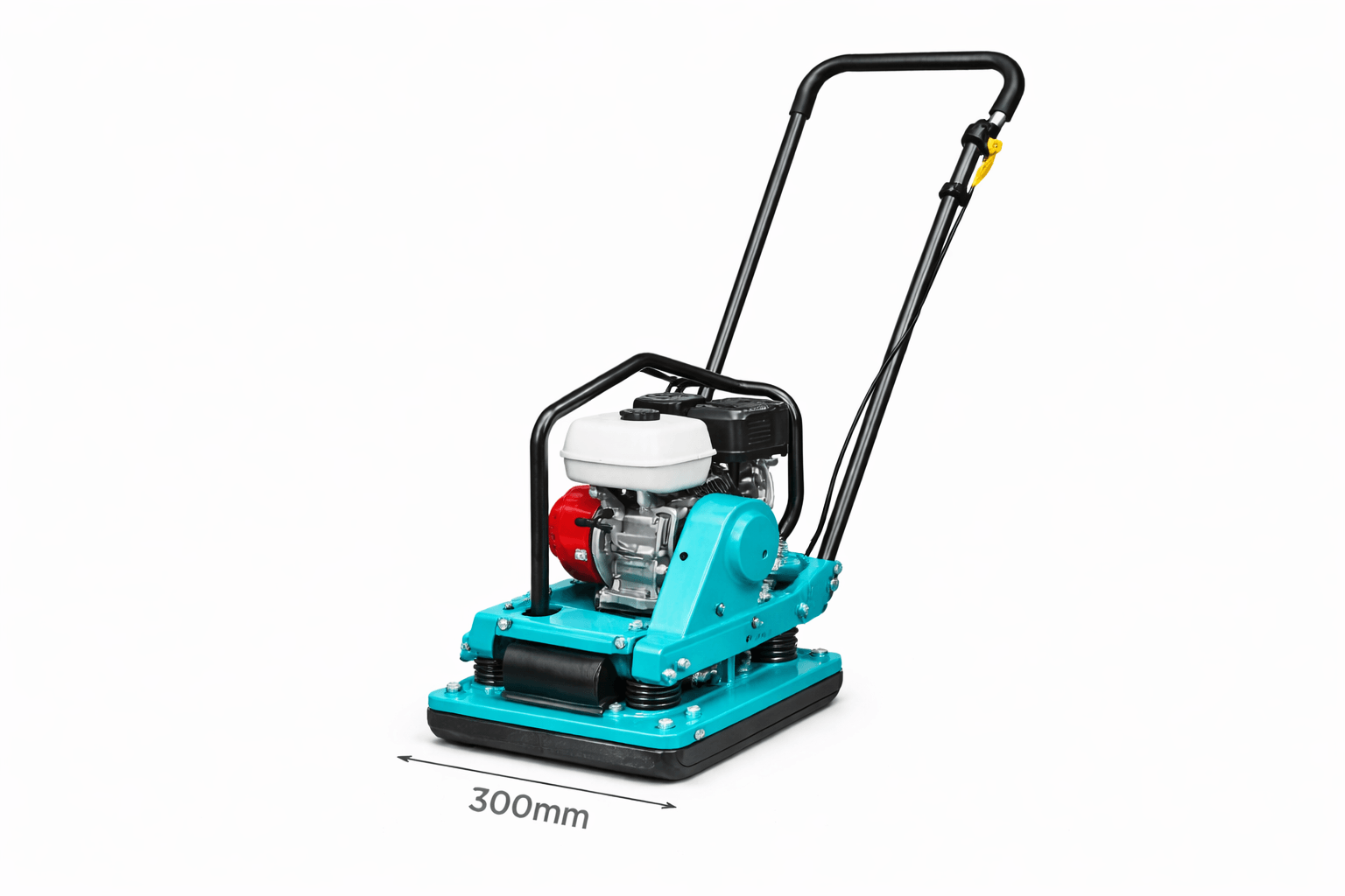 300mm compaction plate in blue