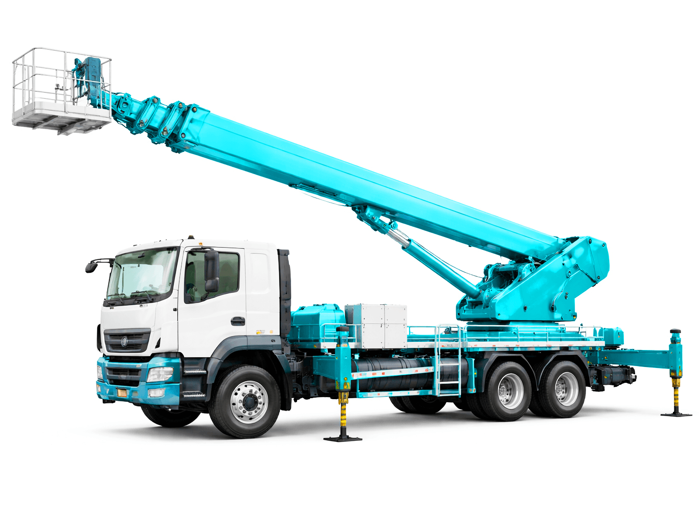 38m Truck Mount in blue