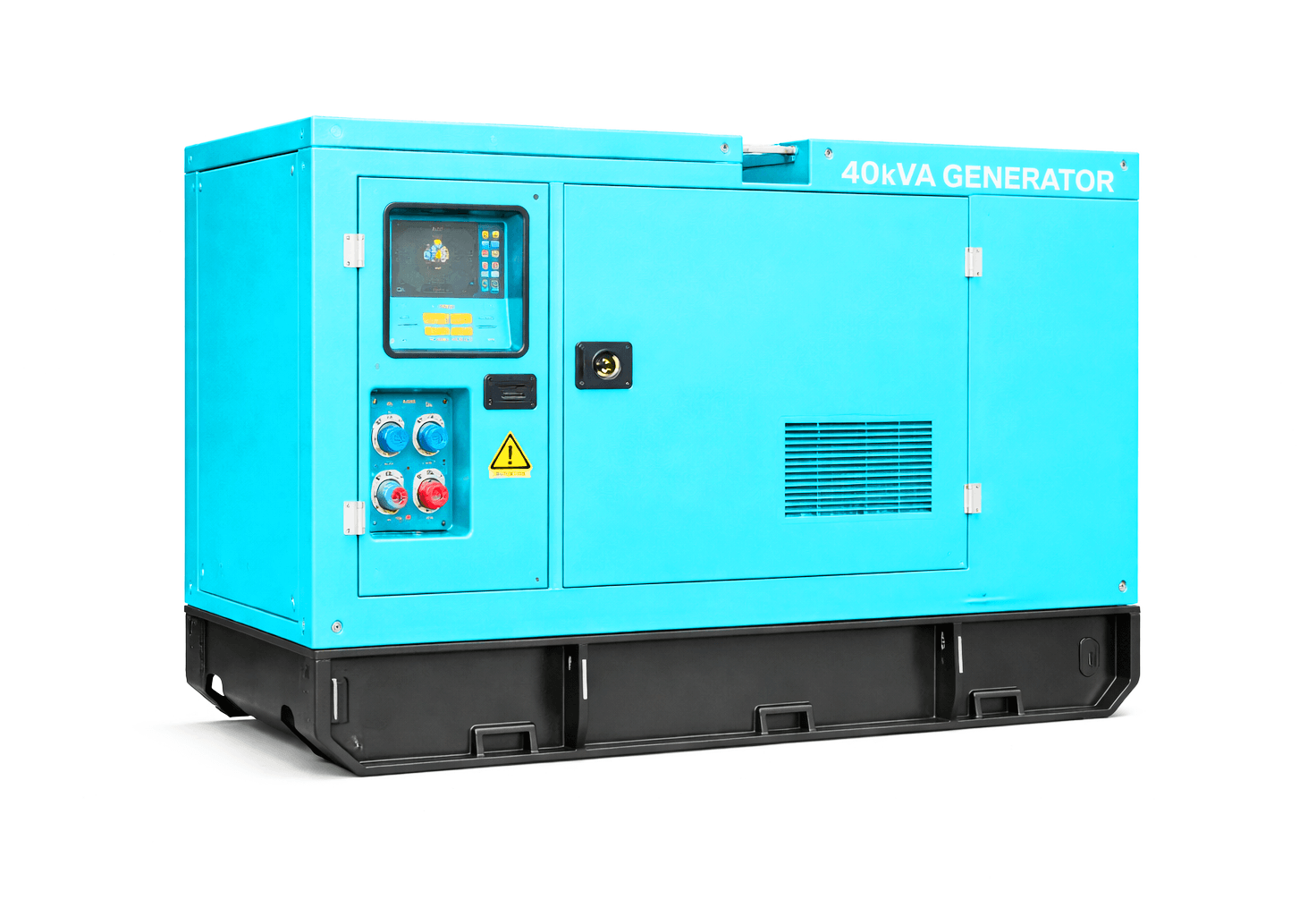 40 KVA generator in blue