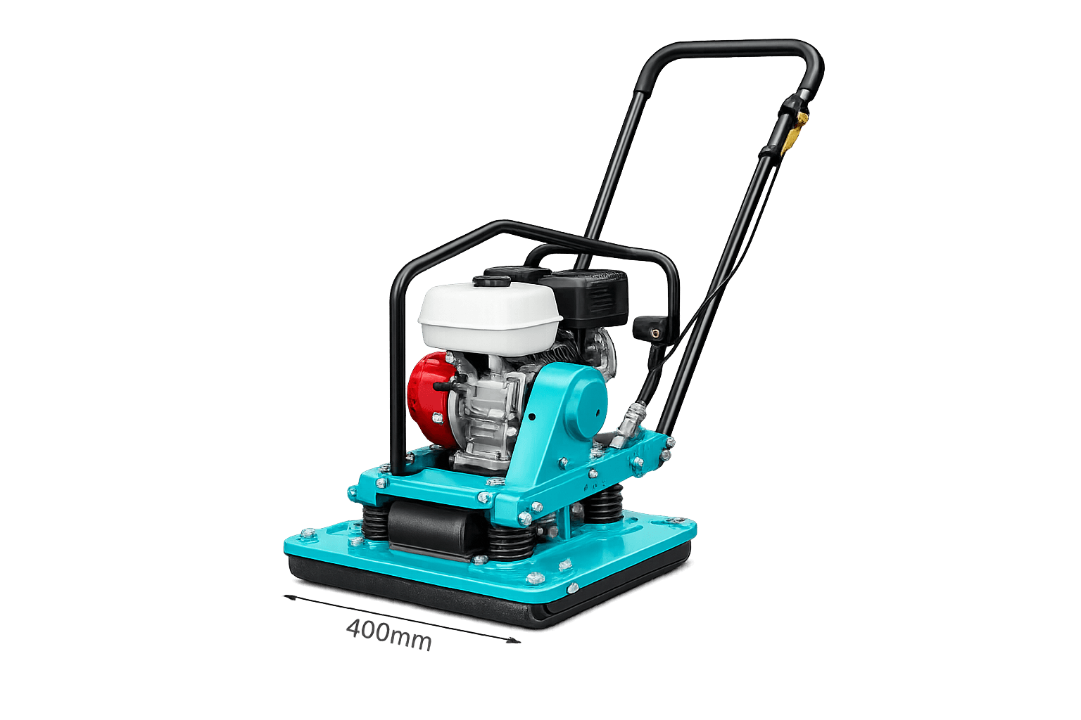 400mm Compaction Plate in blue