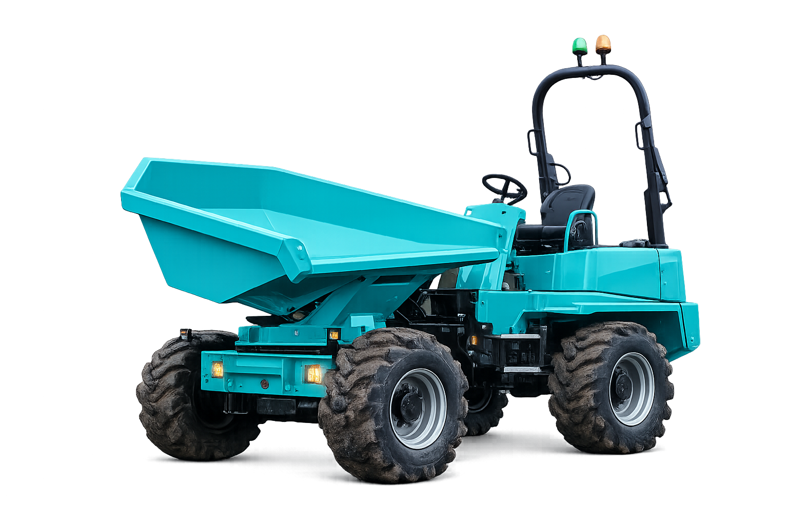 6T swivel tip dumper
