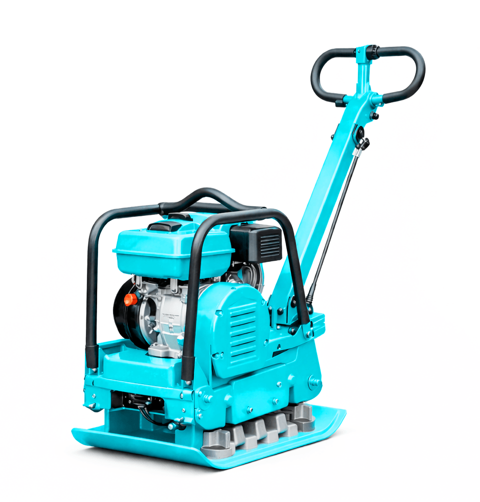 Compaction Plate 350mm in blue