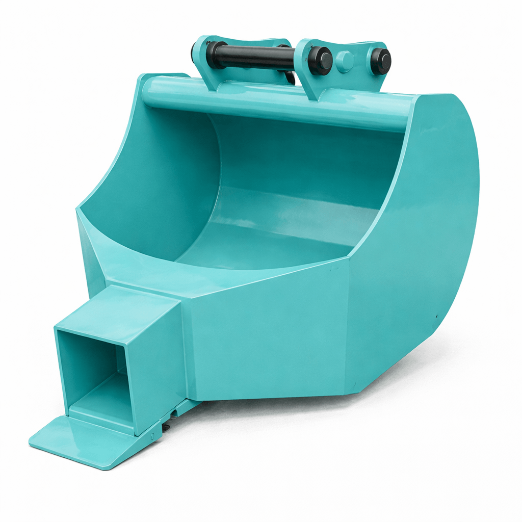 Concrete Pouring Bucket in blue