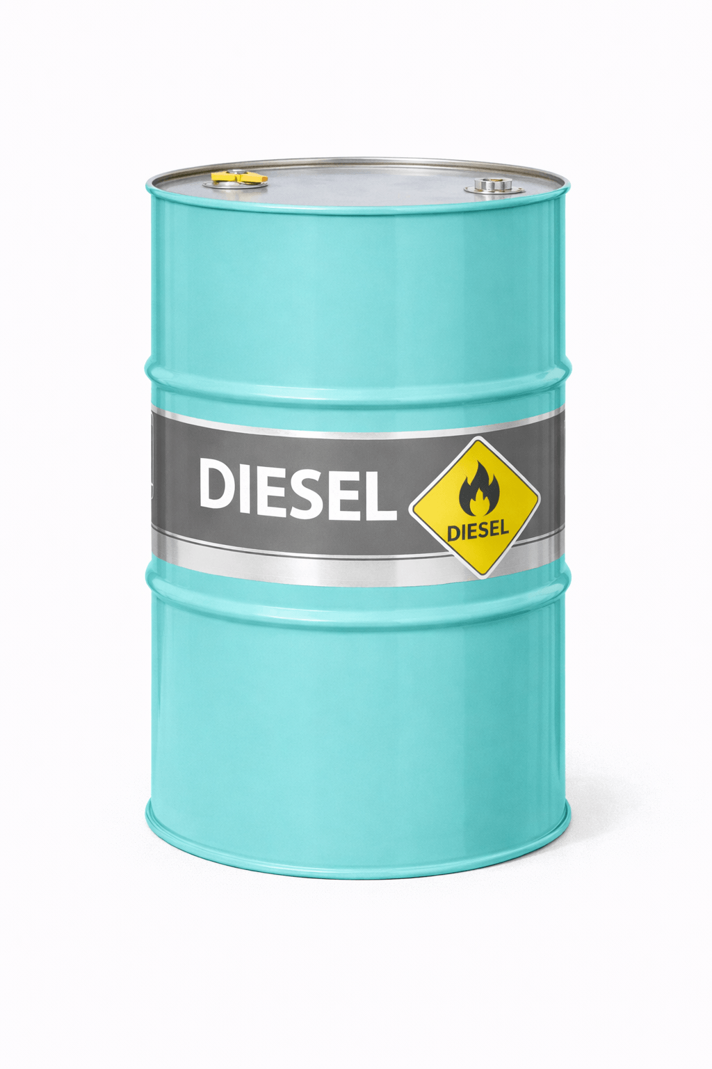 Diesel barrel in blue