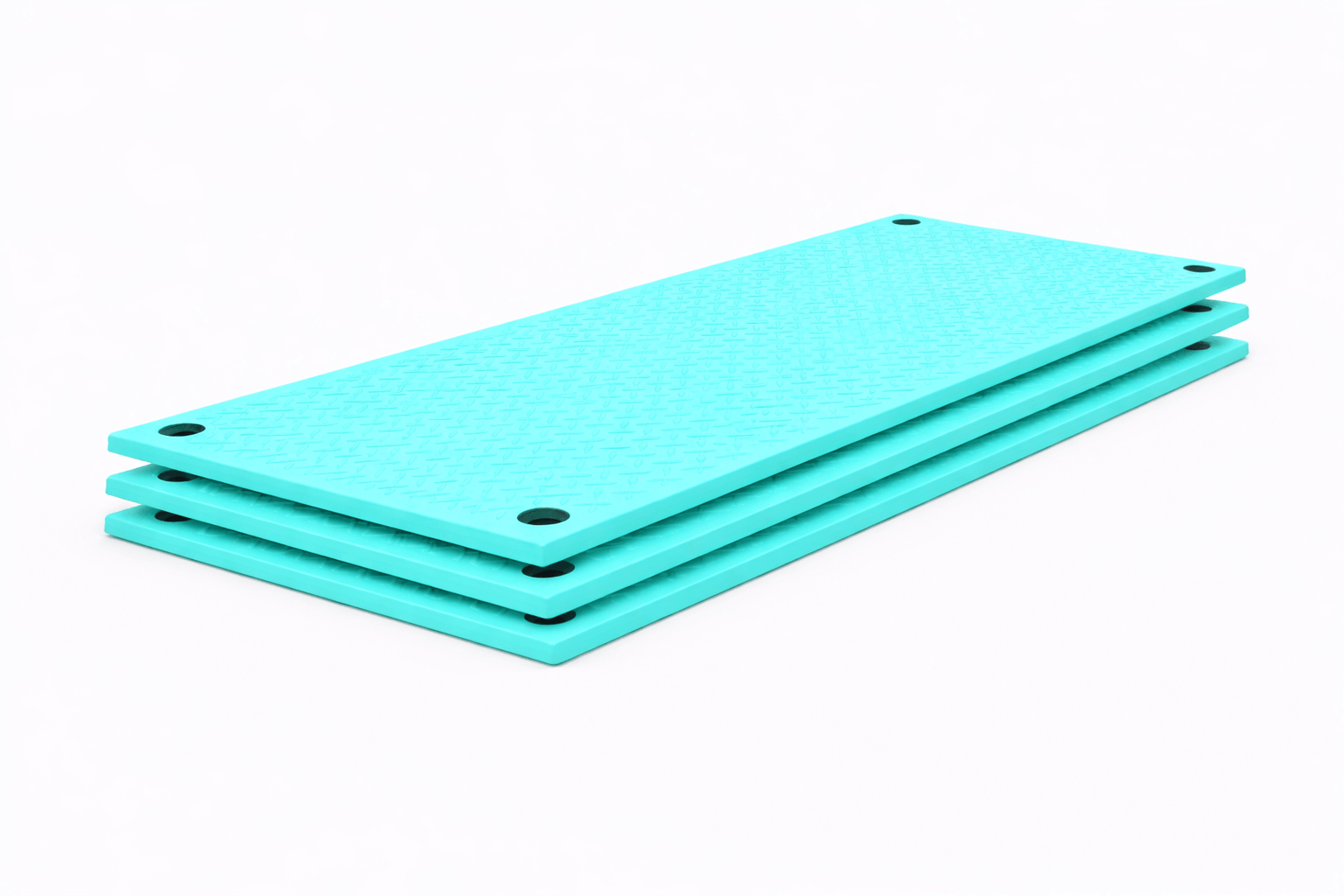 Road plates in blue