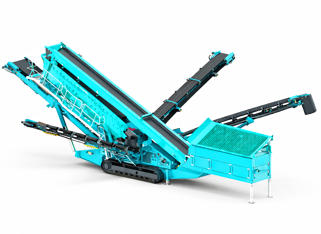 screener machine in blue