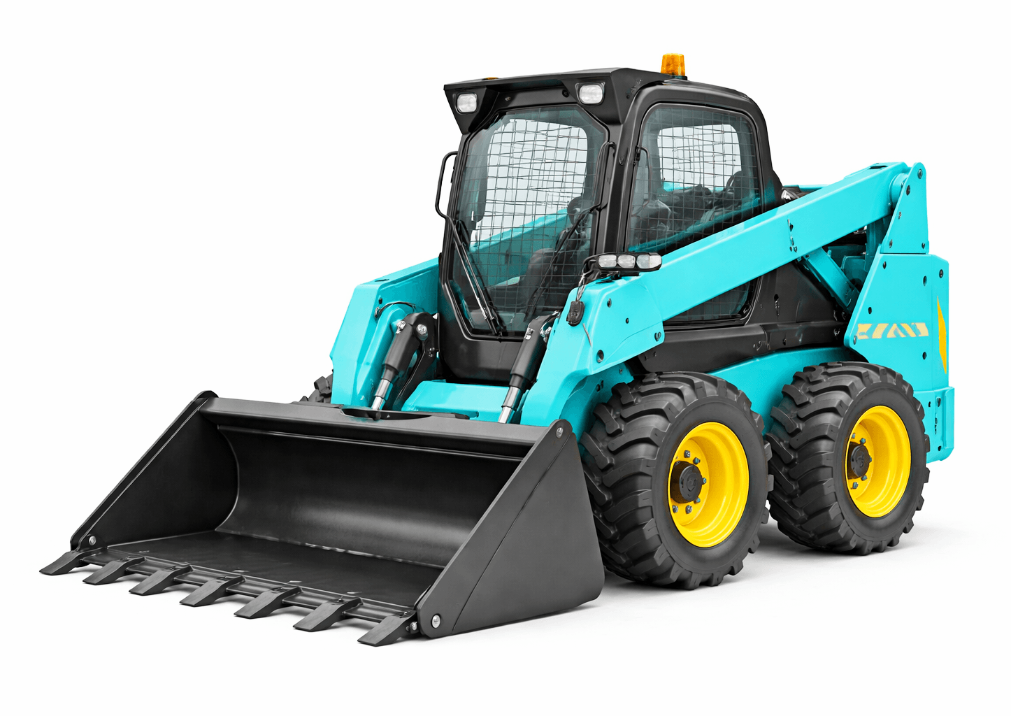 Skid Steer Machine in blue