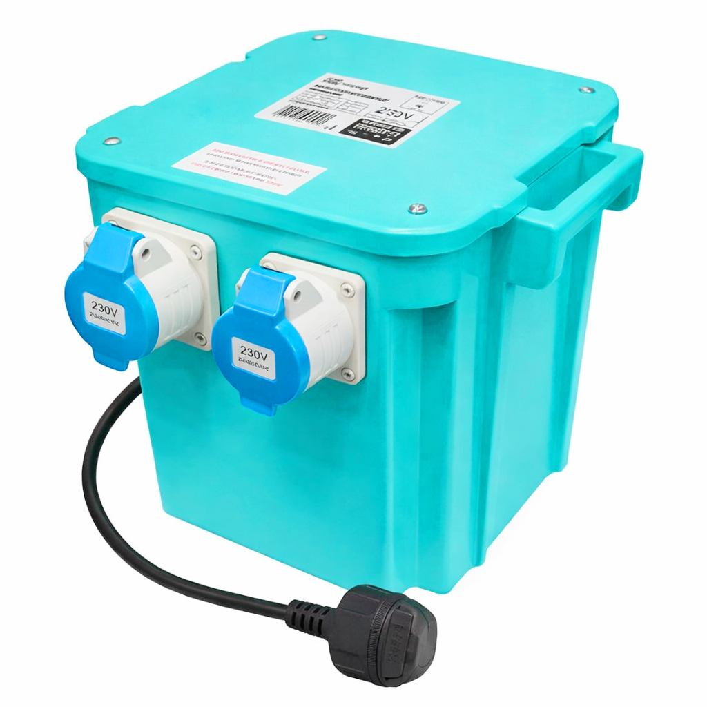 Transformer in blue