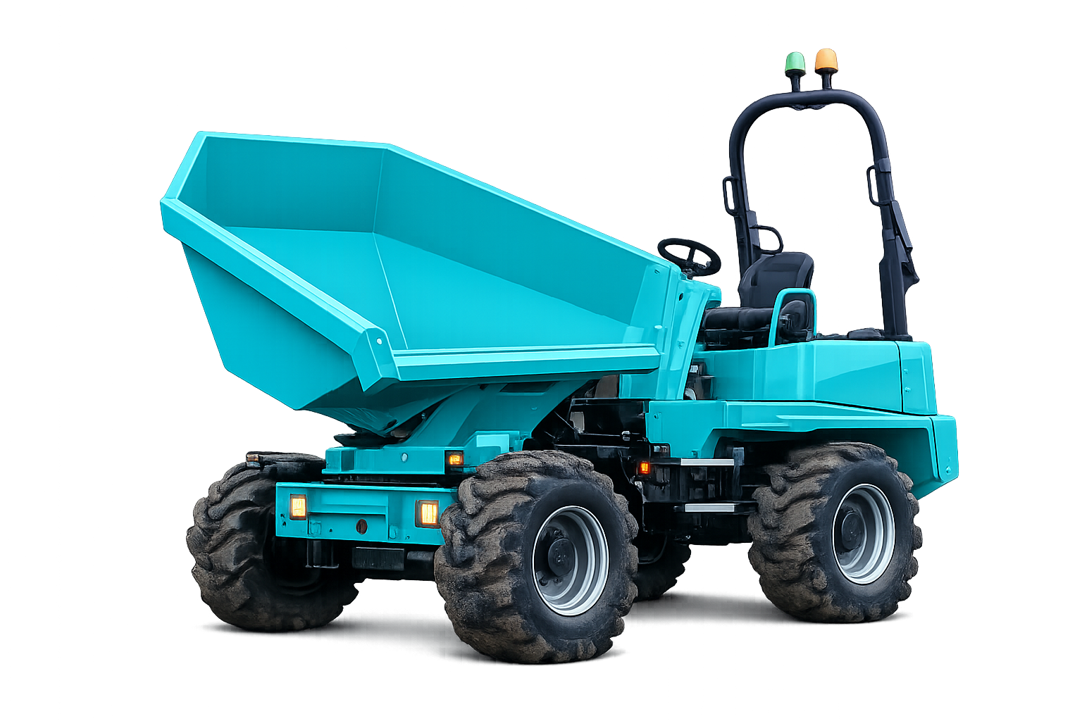 6T swivel tip dumper