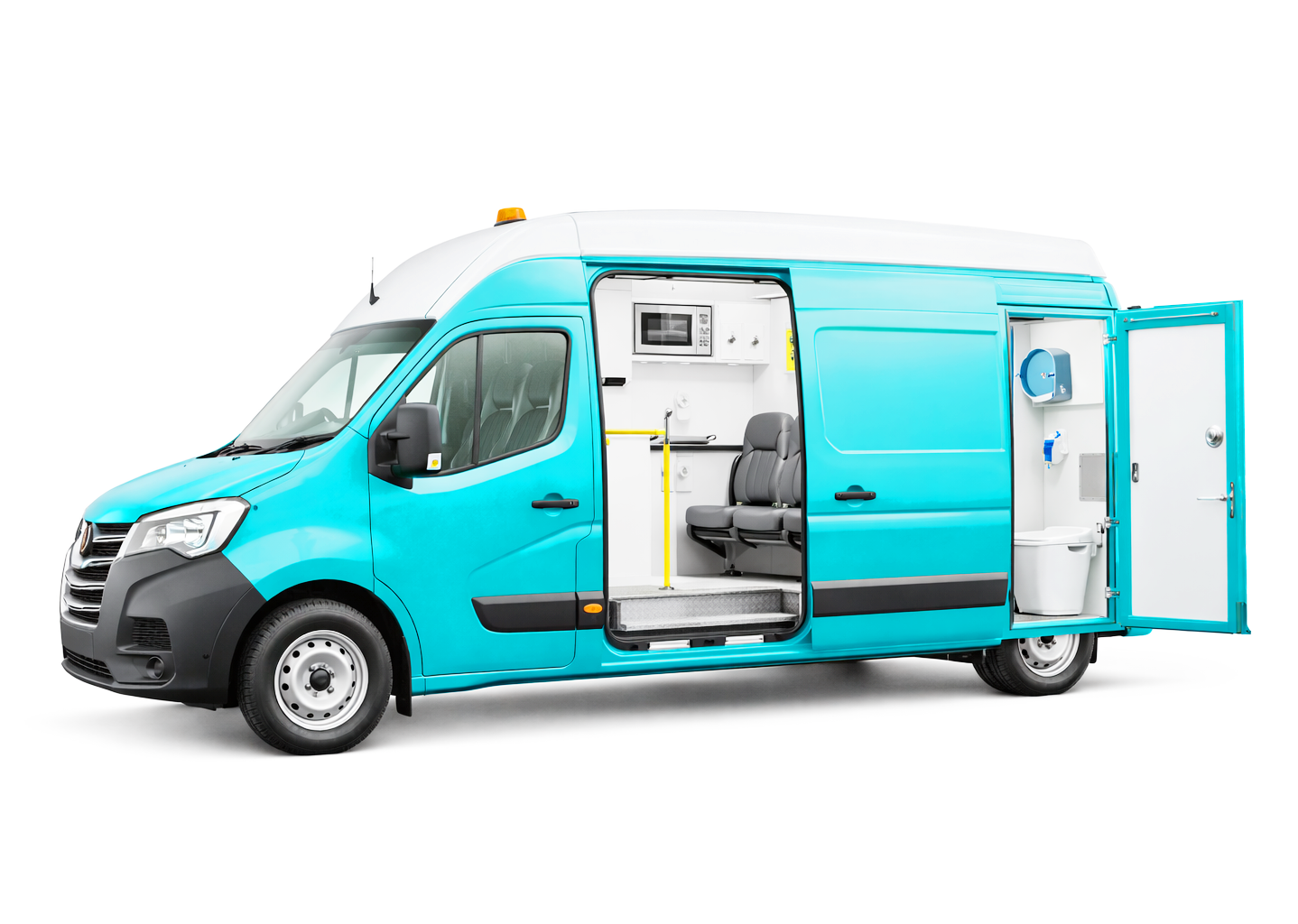 Welfare van with toilet